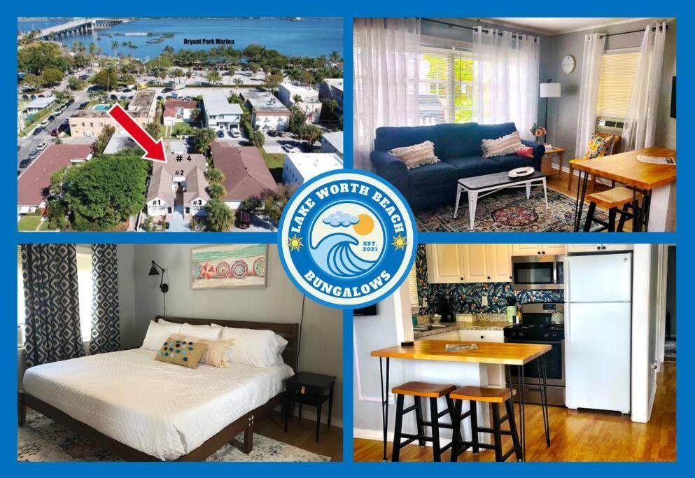 לייק וורת' Steps To Beach & Downtown! Cozy Beach Bungalow #1 מראה חיצוני תמונה
